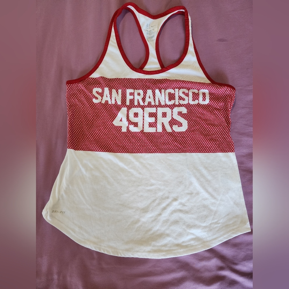 San Francisco 49ers Nike tank top